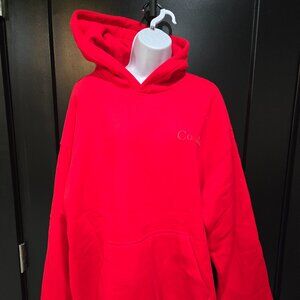 Cmfrt Red Hoodie Sz L